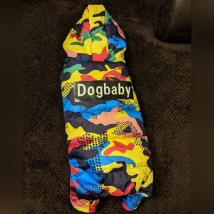 Dog snow coat jacket